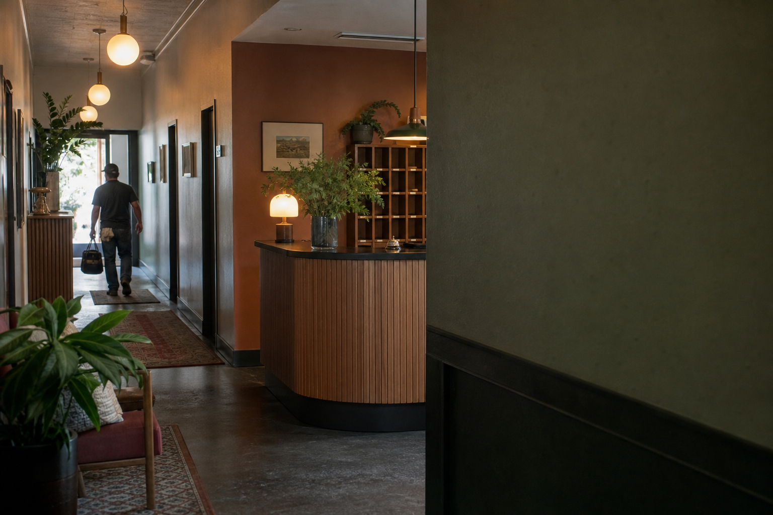 Otelora sentetik otel operasyon akışı görseli